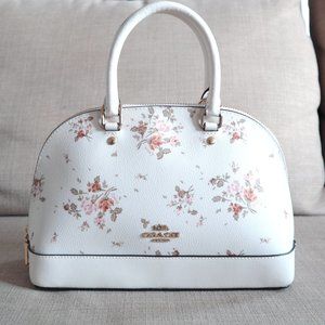 *NEW* COACH MINI SIERRA SATCHEL - ROSE BOUQUET
